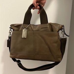 Coach business briefcase bag